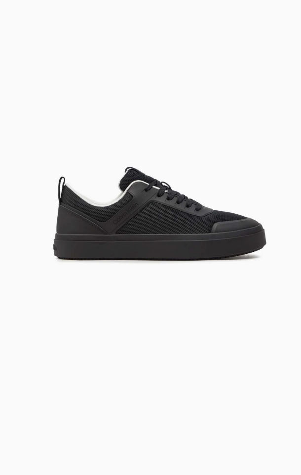 Calvin Klein Sneakers Low Top Lace Up Knit HM0HM01488 Schwarz