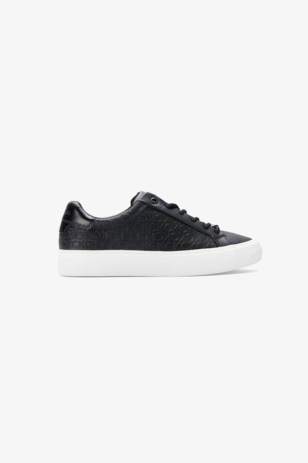 Calvin Klein Vulc Lace Up Mono Kadın Siyah Sneaker