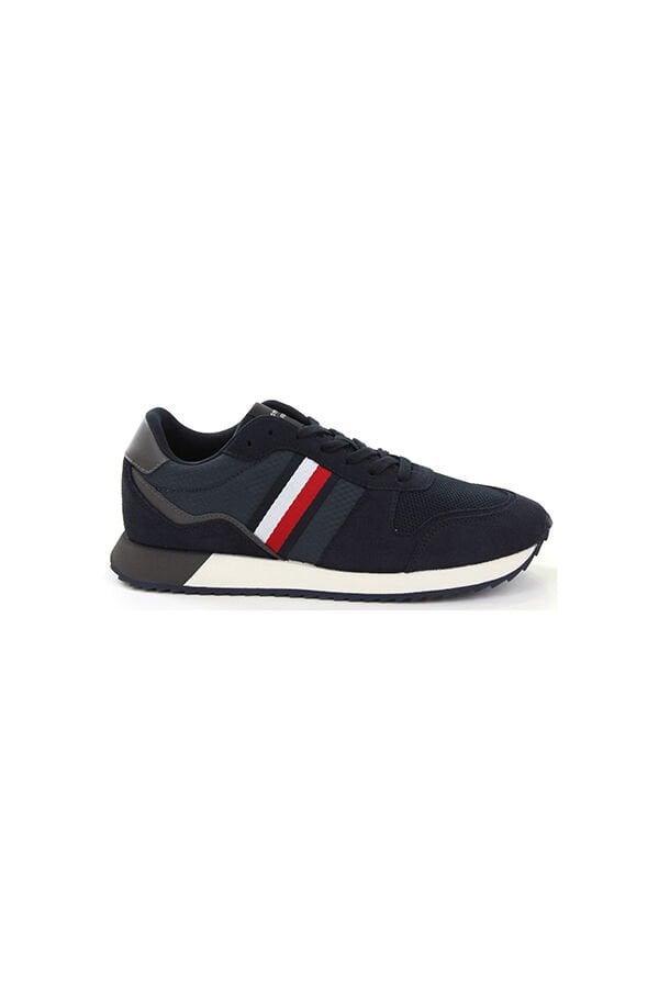 Tommy Hilfiger Runner Evo Mix Erkek Siyah Sneaker Model Numarasi 34-FMOFMO4699-DW5